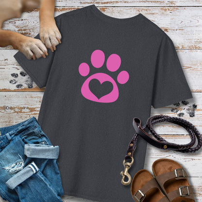 Love in Pink - Nur Hinten - T-Shirt Unisex Classic Fit - Bequemer Klassiker