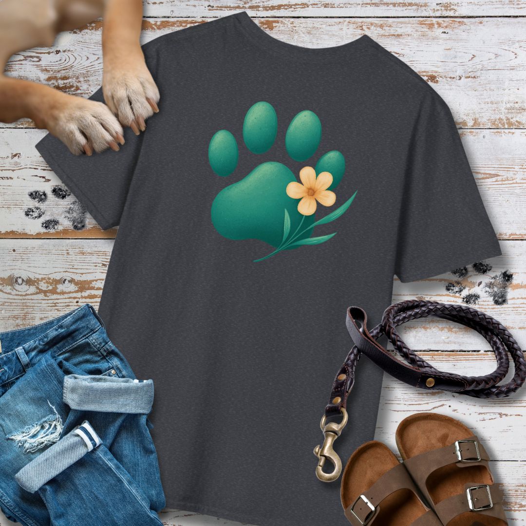 T-Shirt des Monats März "Frühlingspfote" - T-Shirt Unisex Classic Fit - Bequemer Klassiker