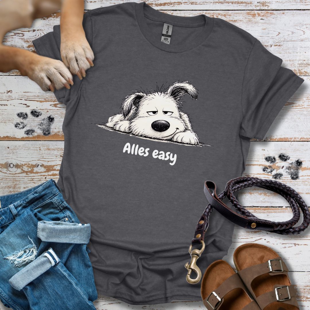 T-Shirt des Monats Juli - Alles easy - Classic Fit - Bequemer Klassiker