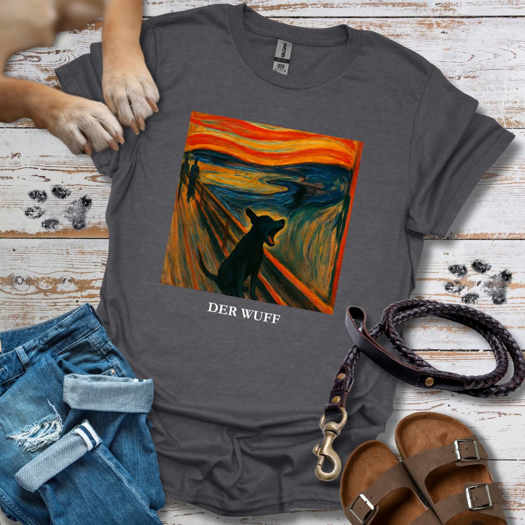 Der Wuff - Kunst & Hund - T-Shirt Unisex Classic Fit - Bequemer Klassiker