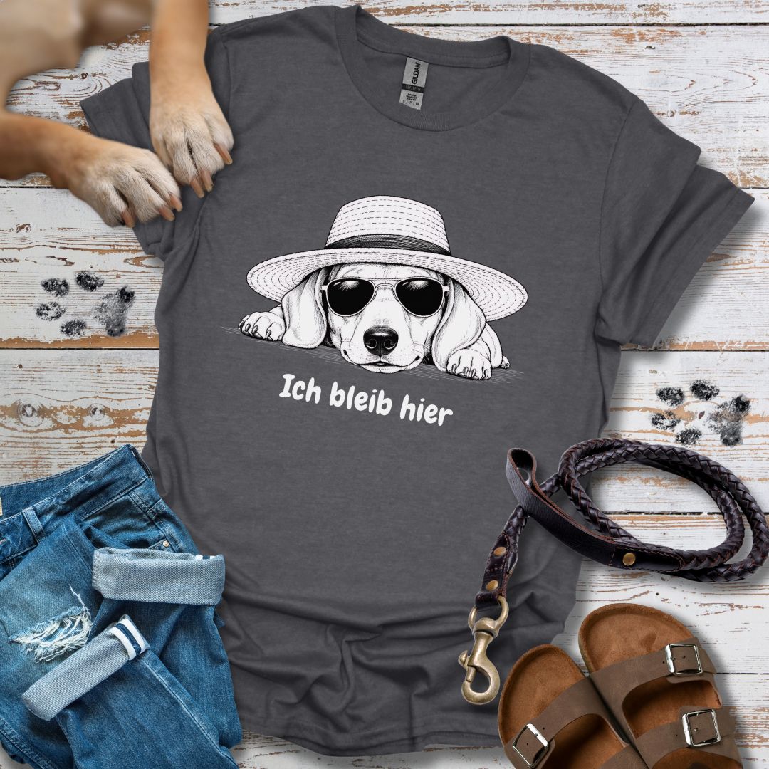 T-Shirt des Monats August - Ich bleib hier - Classic Fit - Bequemer Klassiker