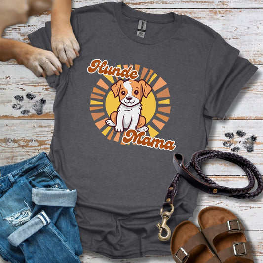 Hunde Mama - T-Shirt Damen Classic Fit - Bequemer Klassiker