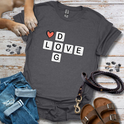 Scrabble Dog Love - T-Shirt Unisex Classic Fit - Bequemer Klassiker