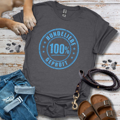 100% Hundeliebe - T-Shirt Unisex Classic Fit - Bequemer Klassiker