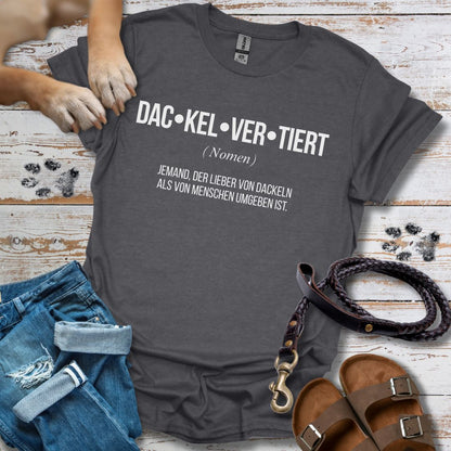 Dac-kel-ver-tiert - Dackel - T-Shirt Unisex Classic Fit - Bequemer Klassiker