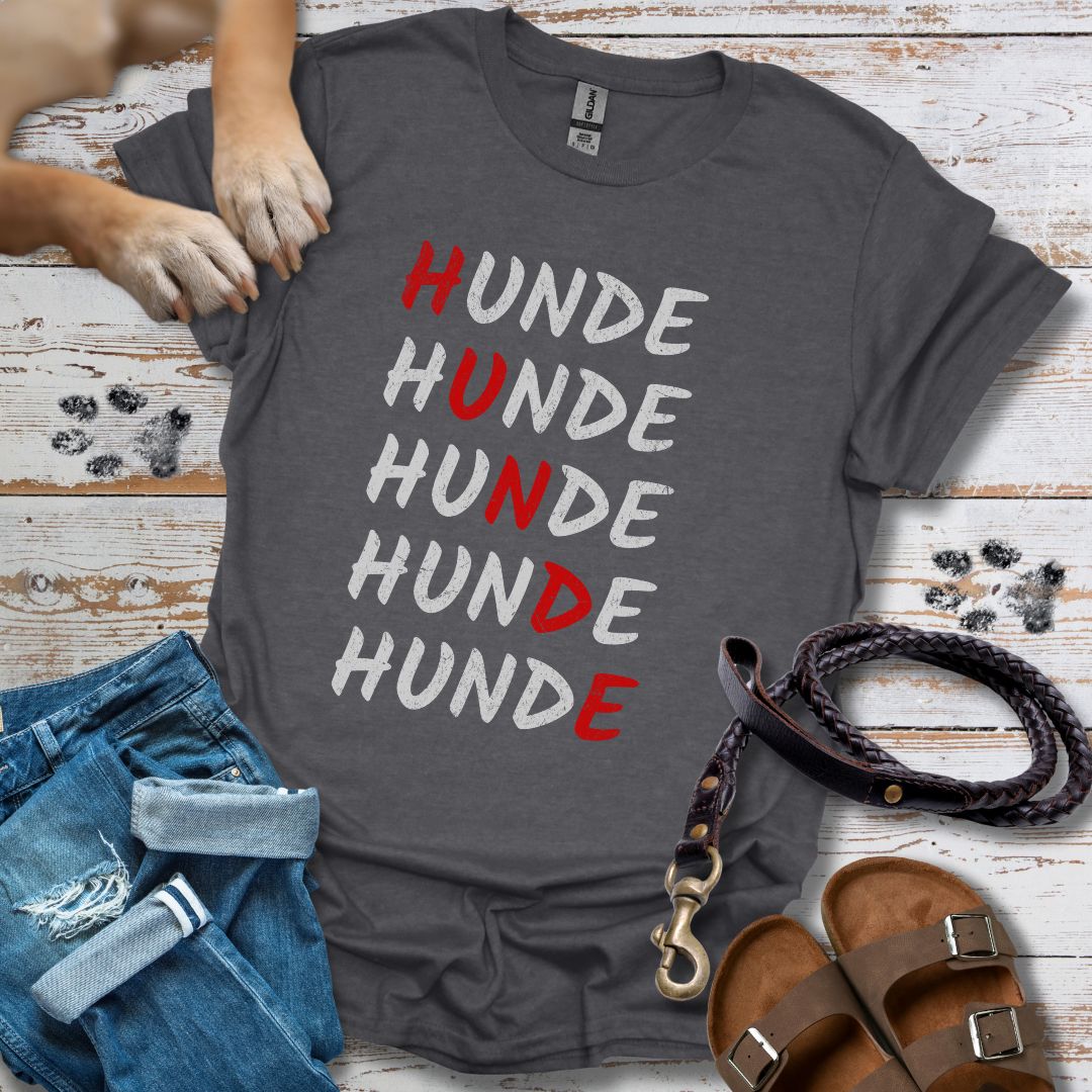 HUNDE Reihenweise - T-Shirt Unisex Classic Fit - Bequemer Klassiker