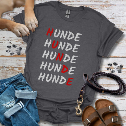 HUNDE Reihenweise - T-Shirt Unisex Classic Fit - Bequemer Klassiker