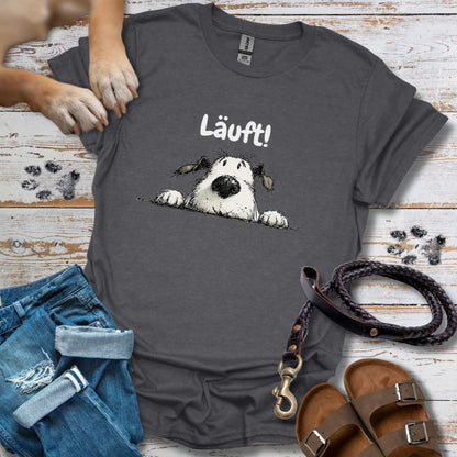 Läuft! - T-Shirt Unisex Classic Fit Bequemer Klassiker