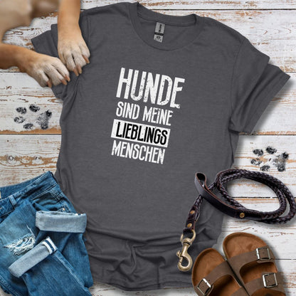 Hunde sind meine Lieblingsmenschen Shirt für Hundeliebhaber