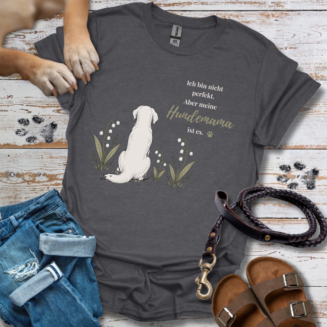 T-Shirt des Monats Mai "Hundemama - leise Liebe" – T-Shirt Unisex Classic Fit - Bequemer Klassiker