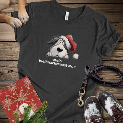 T-Shirt des Monats Dezember "Mein Weihnachtsgast Nr. 1" - T-Shirt Unisex Modern Fit - Weich & Leicht