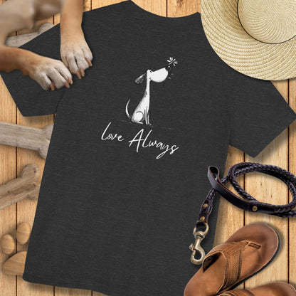Love Always -  Vorne & Hinten - T-Shirt Unisex Modern Fit - Weich & Leicht