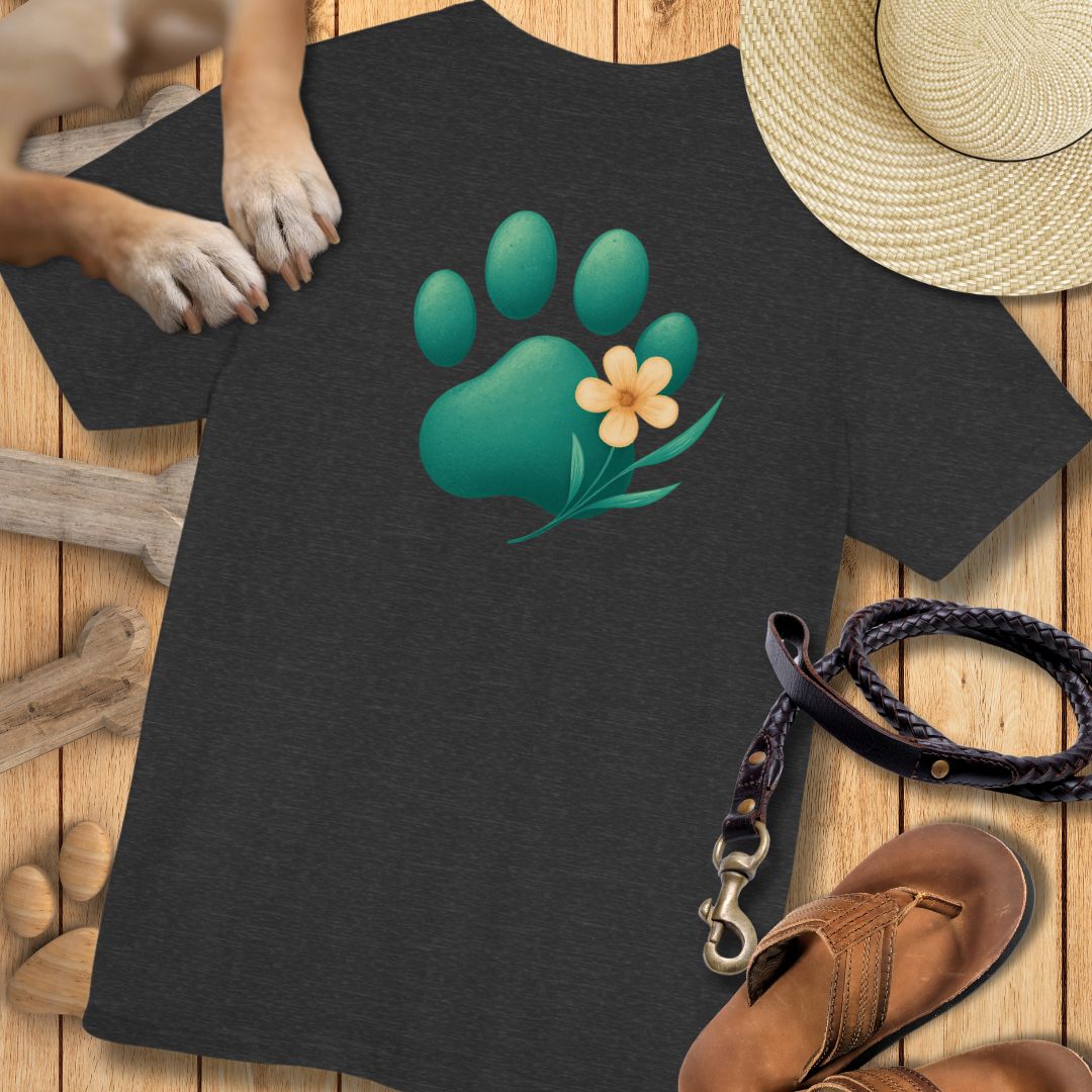 T-Shirt des Monats März "Frühlingspfote" - T-Shirt Unisex Modern Fit - Weich & Leicht