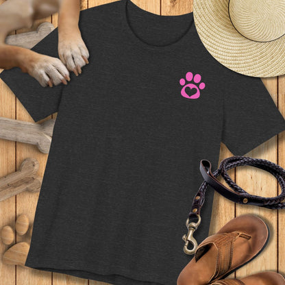 Love in Pink - Vorne & Hinten - T-Shirt Unisex Modern Fit Premium Qualität