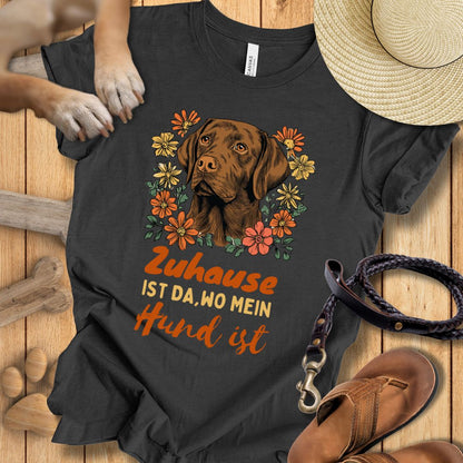 Zuhause ist da, wo mein Hund ist - Labrador - T-Shirt Unisex Modern Fit - Weich & Leicht