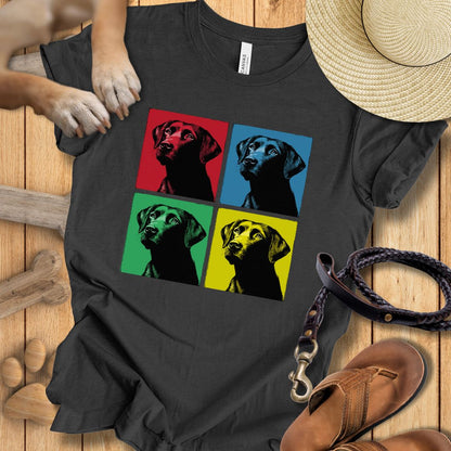 Pop Art Labrador - T-Shirt Unisex Modern Fit - Weich & Leicht