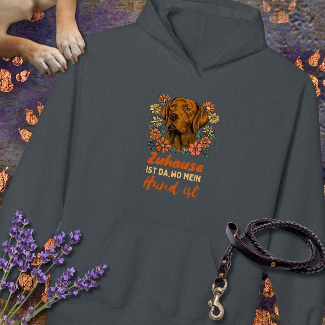 Zuhause ist da wo mein Hund ist - Red Fox Labrador - Unisex Modern Fit Hoodie