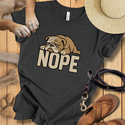 Nope - T-Shirt Unisex Modern Fit - Weich & Leicht
