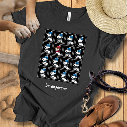Be Different - T-Shirt Unisex Modern Fit - Weich & Leicht