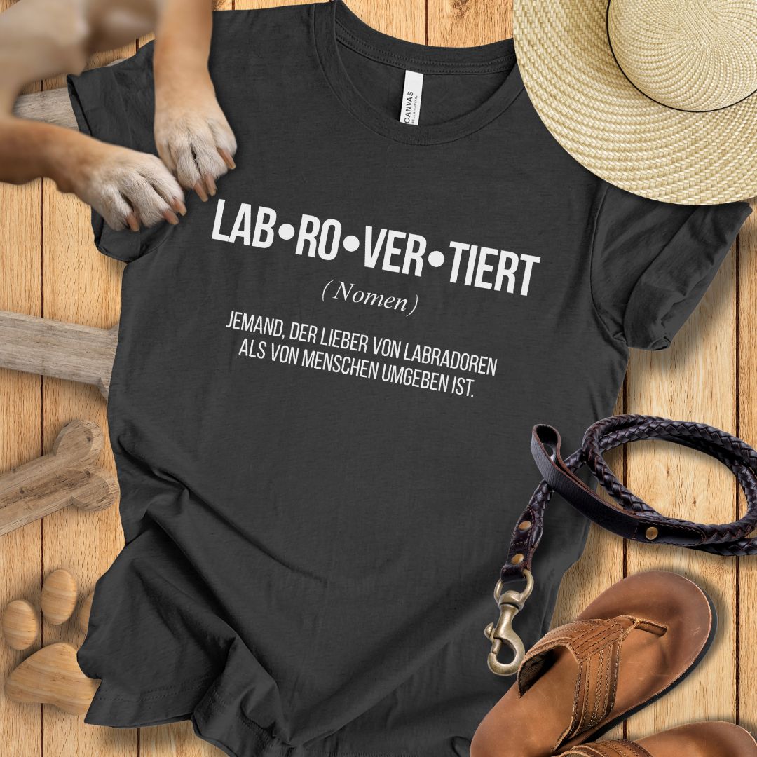 Lab-ro-ver-tiert - Labrador - T-Shirt Unisex Modern Fit - Weich & Leicht