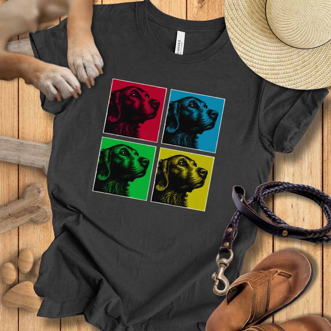 Pop Art Golden Retriever - T-Shirt Unisex Modern Fit - Weich & Leicht
