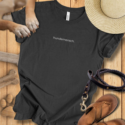 hundemensch. - T-Shirt Unisex Modern Fit - Weich & Leicht