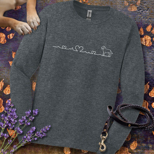 Herzlinie - Unisex Longsleeve Classic Fit