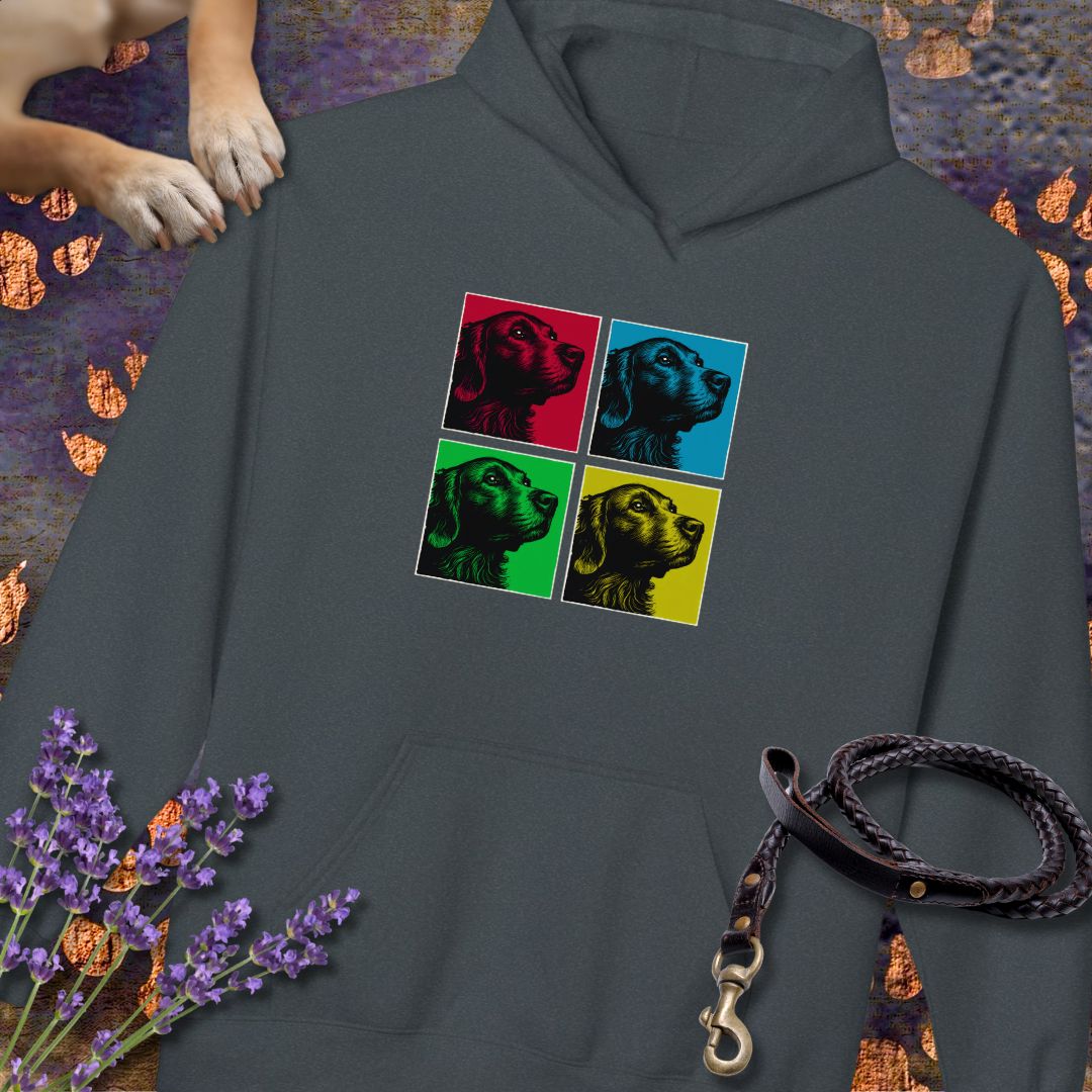 Pop Art Golden Retriever - Unisex Modern Fit Hoodie