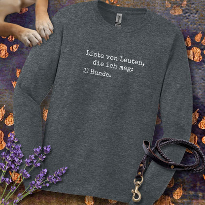 Liste von Leuten, die ich mag - Unisex Longsleeve Classic Fit