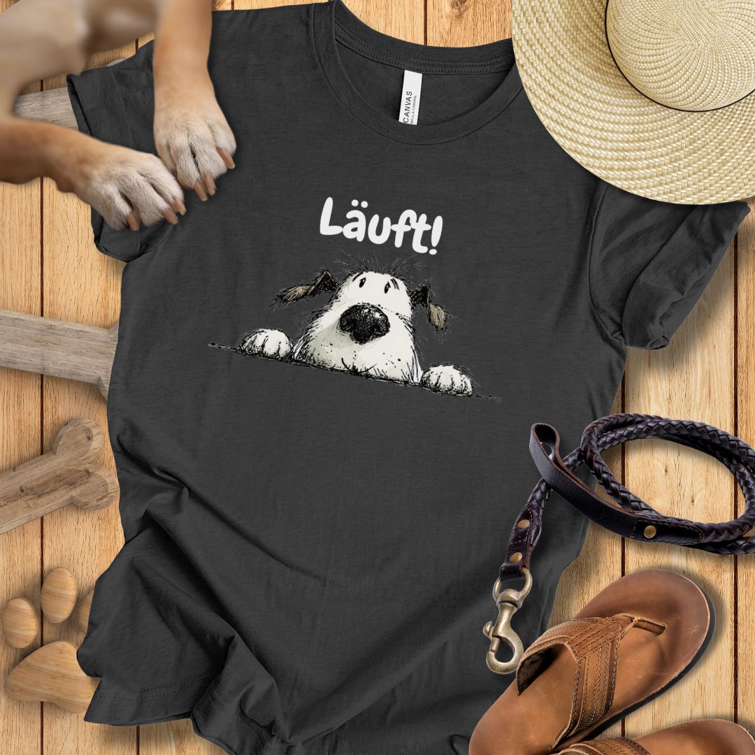 Läuft! - T-Shirt Unisex Modern Fit Weich & Leicht