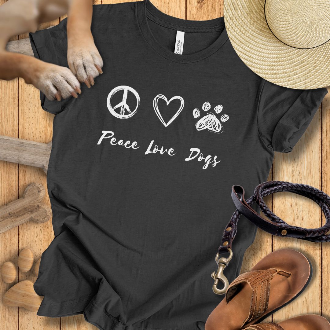Peace Love Dogs - T-Shirt Unisex Slim Fit