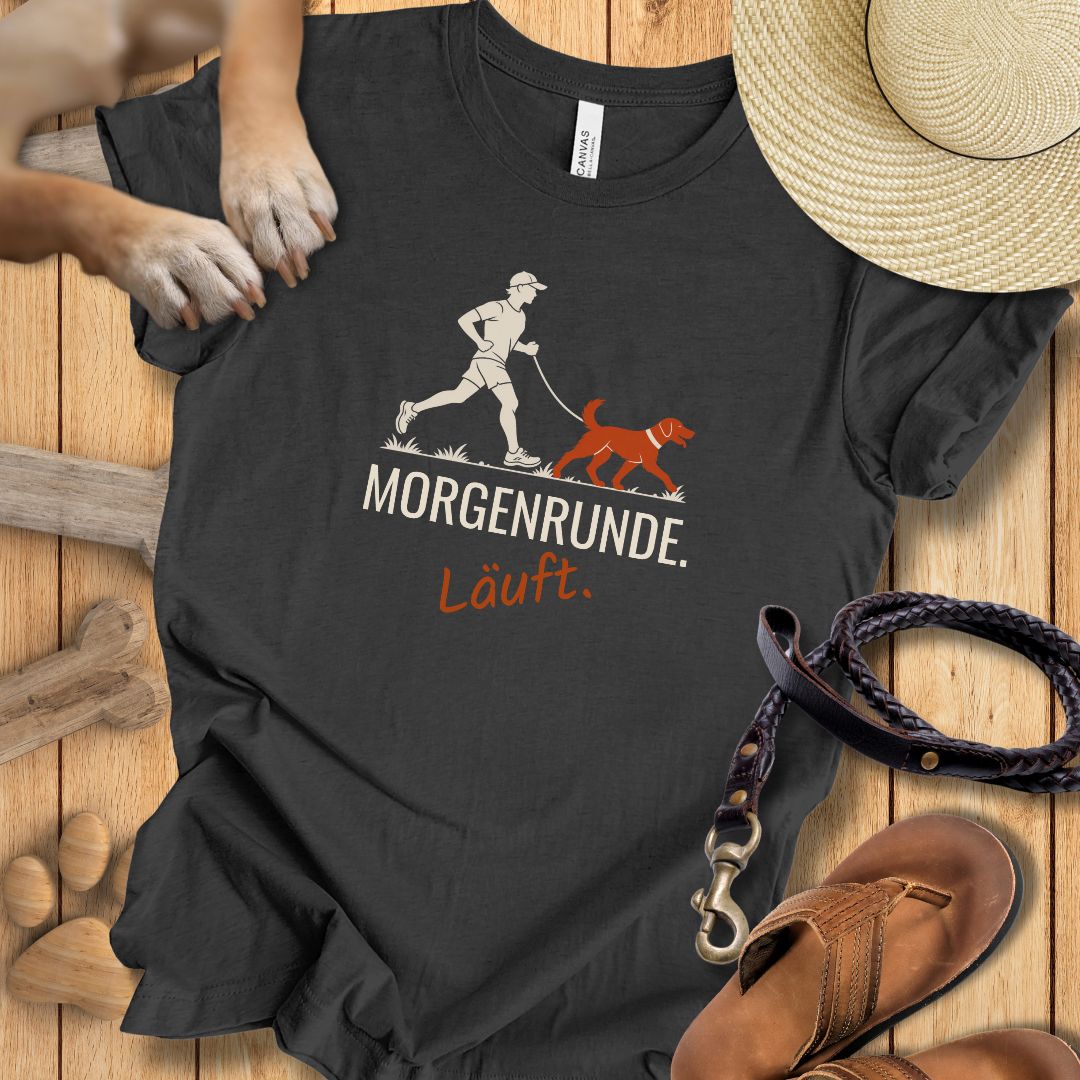 Morgenrunde Mann - Premium T-Shirt Modern Fit - Weich & Leicht