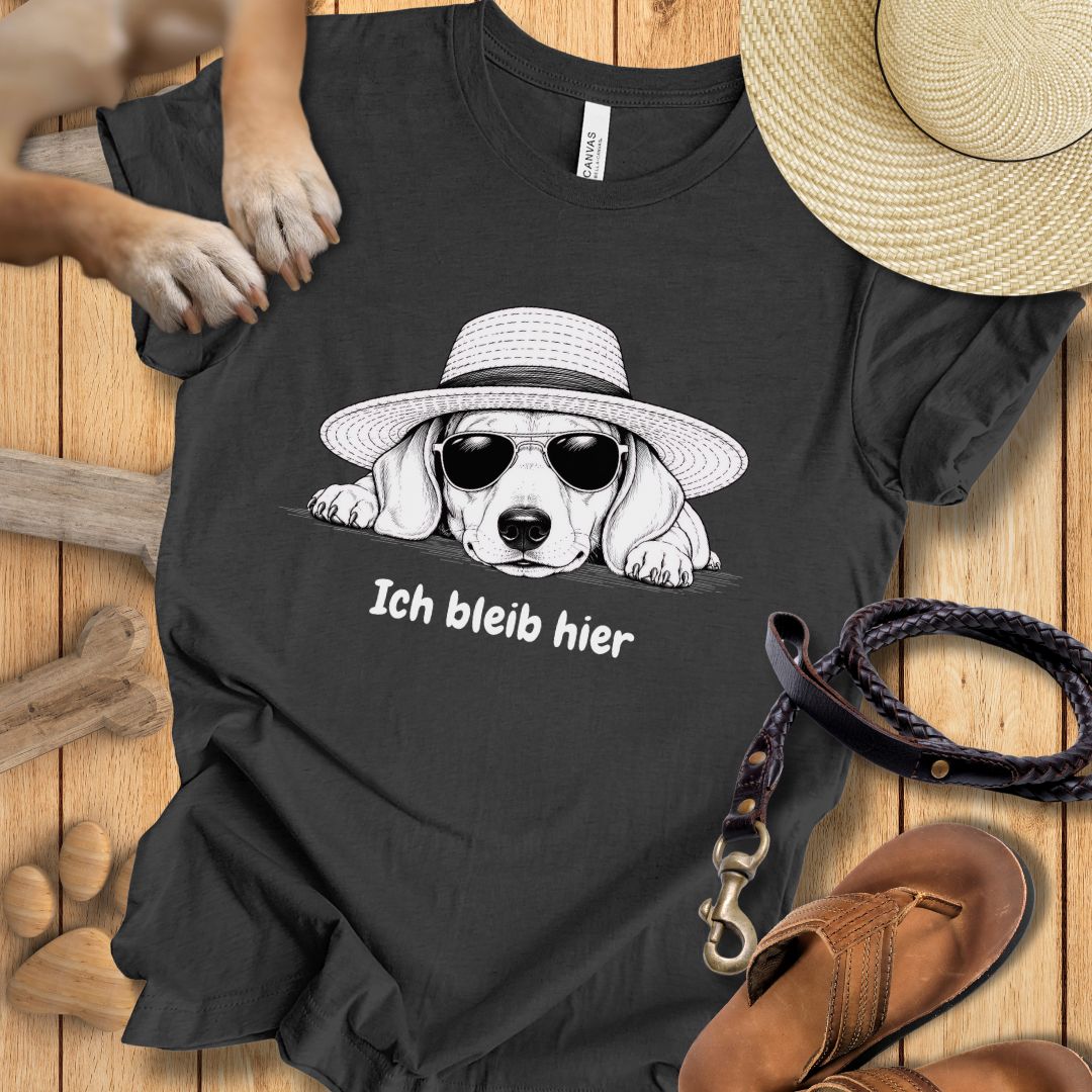 T-Shirt des Monats August - Ich bleib hier - Modern Fit - Weich & Leicht