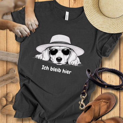 T-Shirt des Monats August - Ich bleib hier - Modern Fit - Weich & Leicht