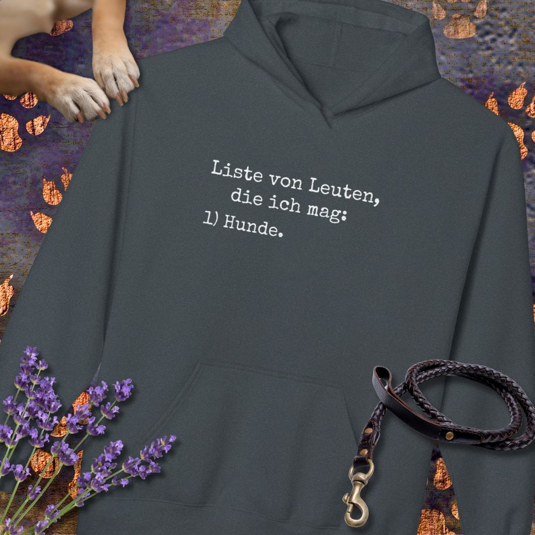 Liste von Leuten, die ich mag - Unisex Modern Fit Hoodie