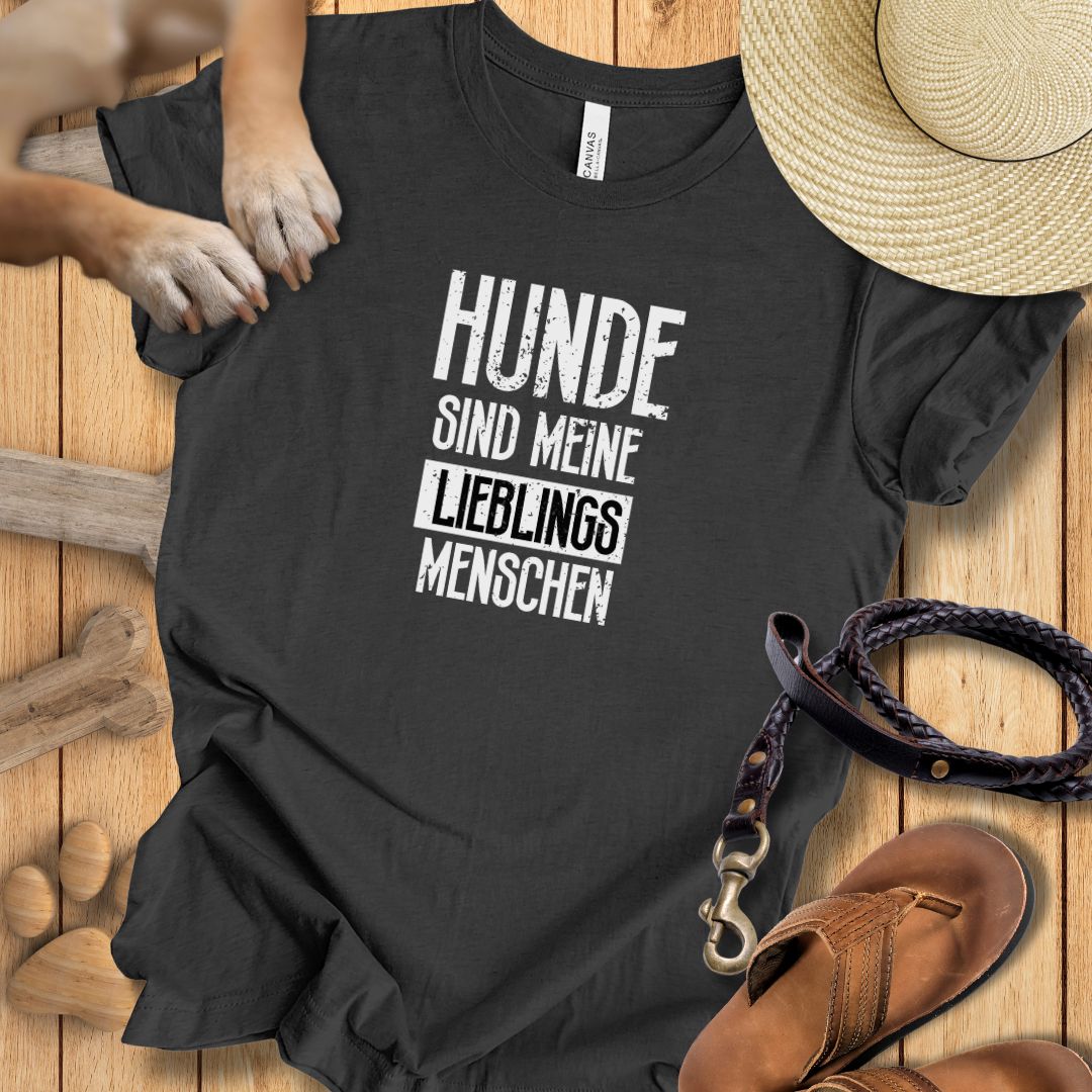 Hunde Sind Meine Lieblingsmenschen - T-Shirt Unisex Slim Fit