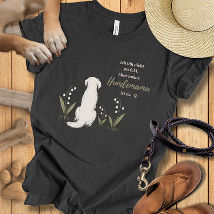T-Shirt des Monats Mai "Hundemama - leise Liebe" - T-Shirt Unisex Modern Fit - Weich & Leicht