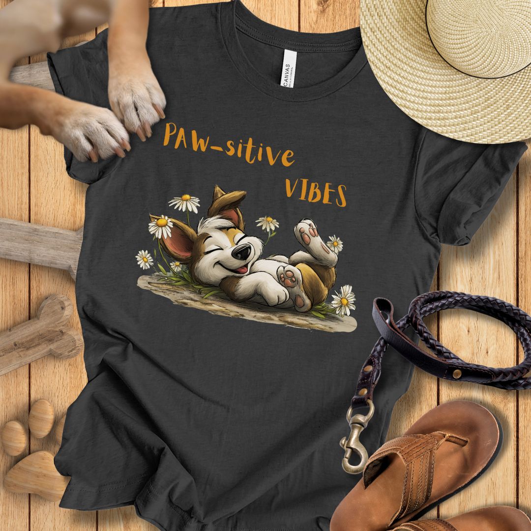 Paw-sitive Vibes - T-Shirt Unisex Slim Fit