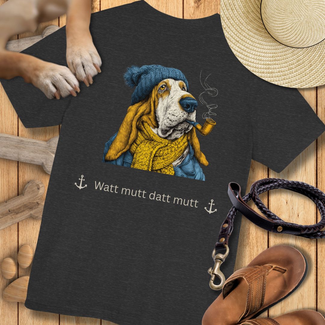 Watt mutt datt mutt - Vorne & Hinten - T-Shirt Unisex Modern Fit Premium Qualität