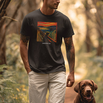 Der Wuff - Kunst & Hund - T-Shirt Unisex Classic Fit - Bequemer Klassiker