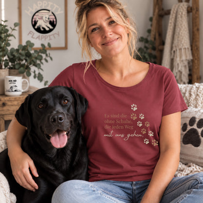 Es sind die ohne Schuhe, die jeden Weg mit uns gehen - Premium Damen T-Shirt - Slim Fit