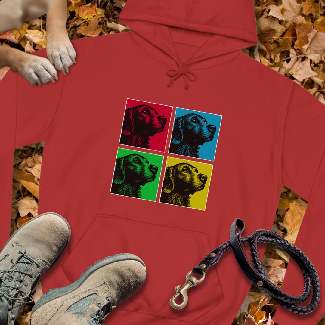 Pop Art Golden Retriever - Unisex Classic Fit Hoodie