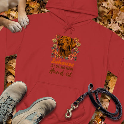 Zuhause ist da wo mein Hund ist - Red Fox Labrador - Unisex Classic Fit Hoodie