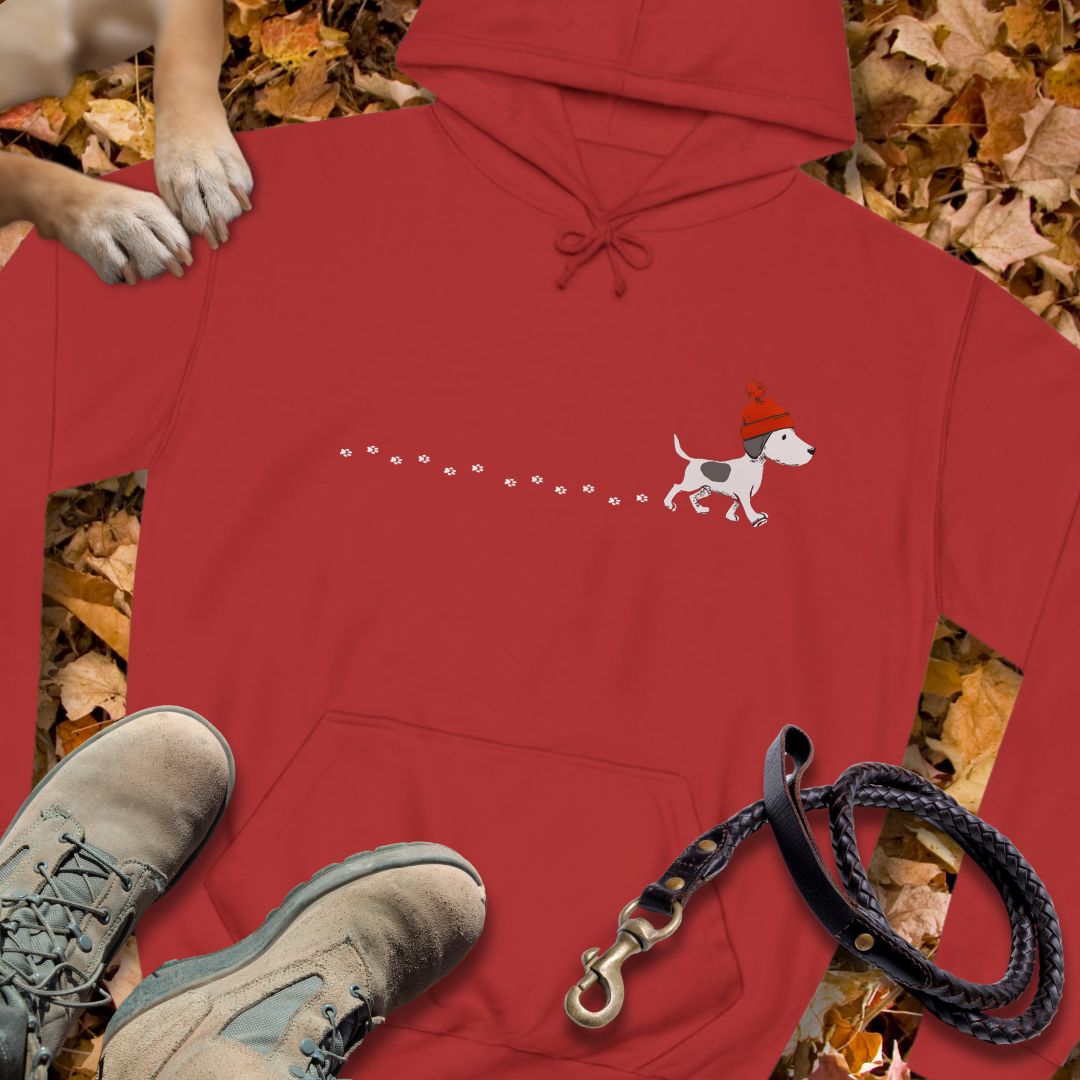 Kleiner Hund im Schnee - Unisex Classic Fit Hoodie