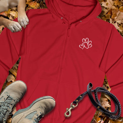 Unzertrennlich - Vorne & Hinten - Unisex Zip Hoodie Classic Fit