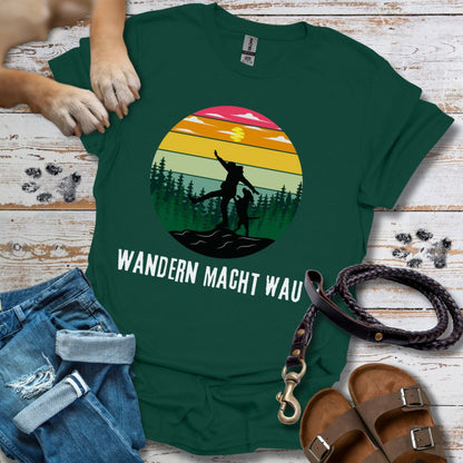 Wandern macht Wau - T-Shirt Unisex Classic Fit - Bequemer Klassiker