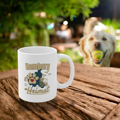 Hamburg & Hund = Heimat Tasse