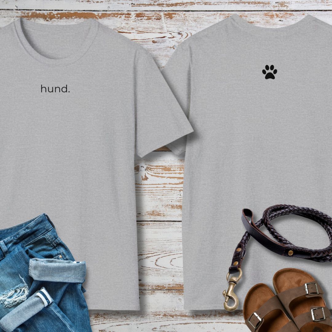 hund. - Vorne & hinten - T-Shirt Unisex Classic Fit - Bequemer Klassiker