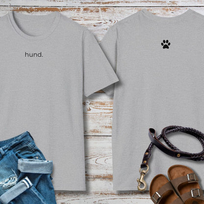 hund. - Vorne & hinten - T-Shirt Unisex Classic Fit - Bequemer Klassiker