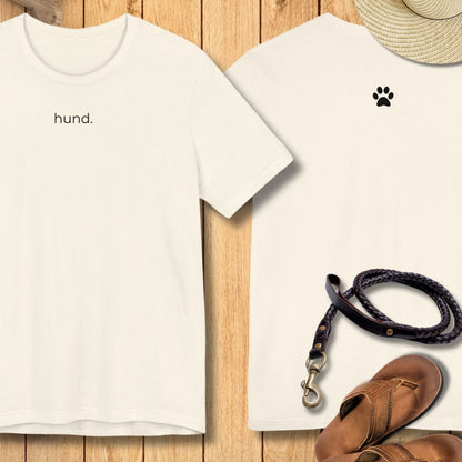 hund. - Vorne & hinten - T-Shirt Unisex Modern Fit - Weich & Leicht